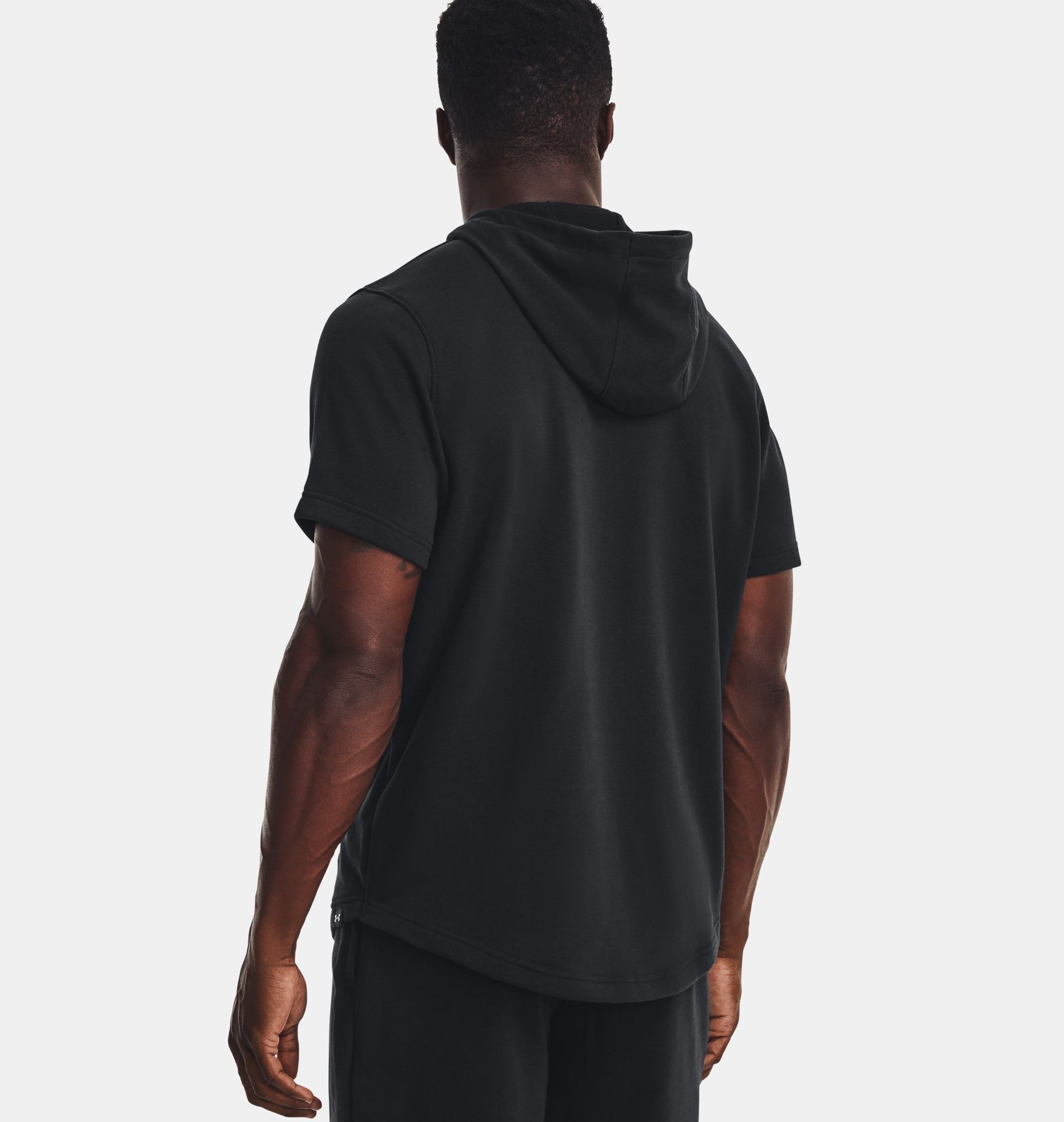 Hanorace & Pulovere -  under armour Project Rock Terry Short Sleeve Hoodie